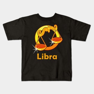 Libra zodiac sign Kids T-Shirt